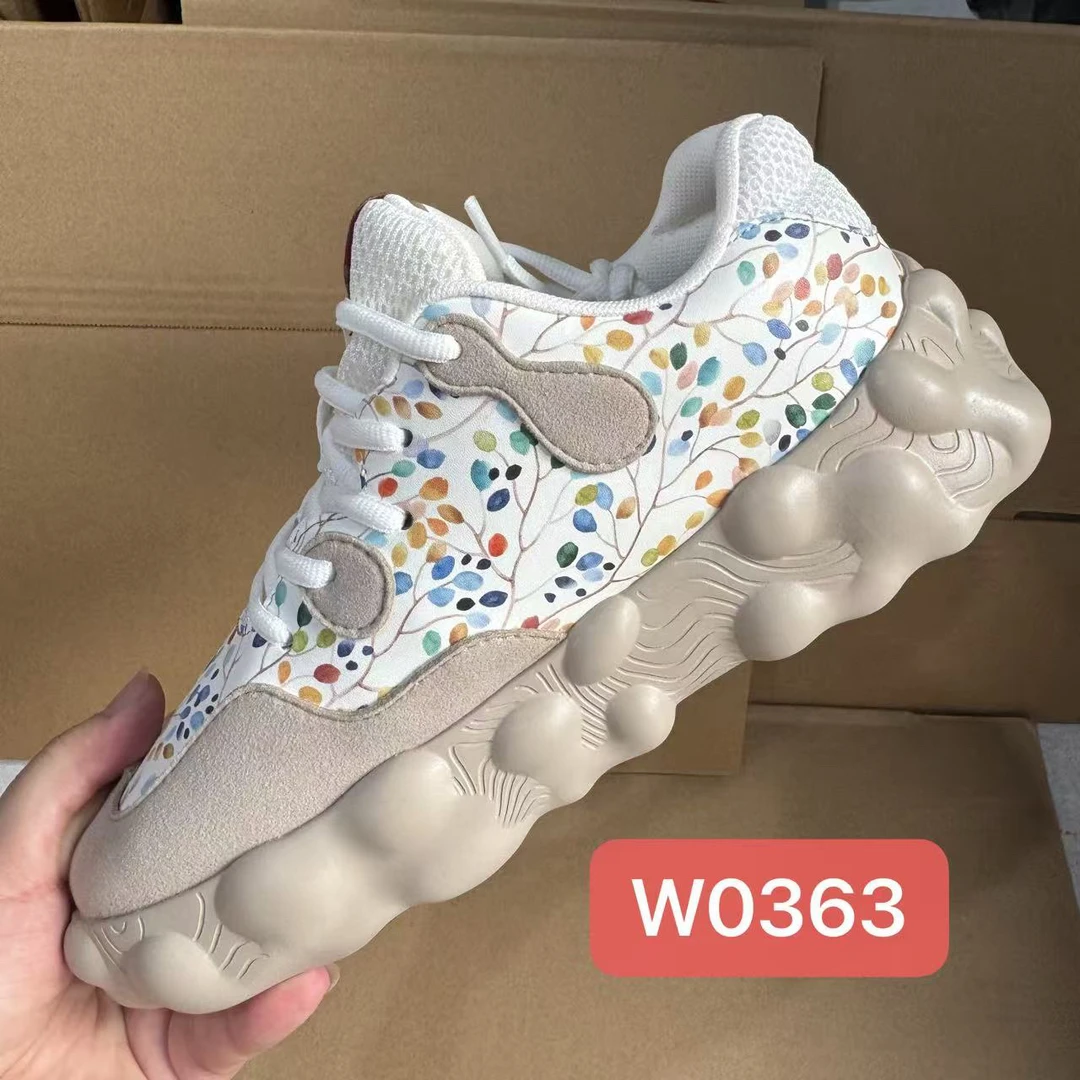 彩绘旅行时尚潮流舒适厚底泡泡底丑萌女鞋