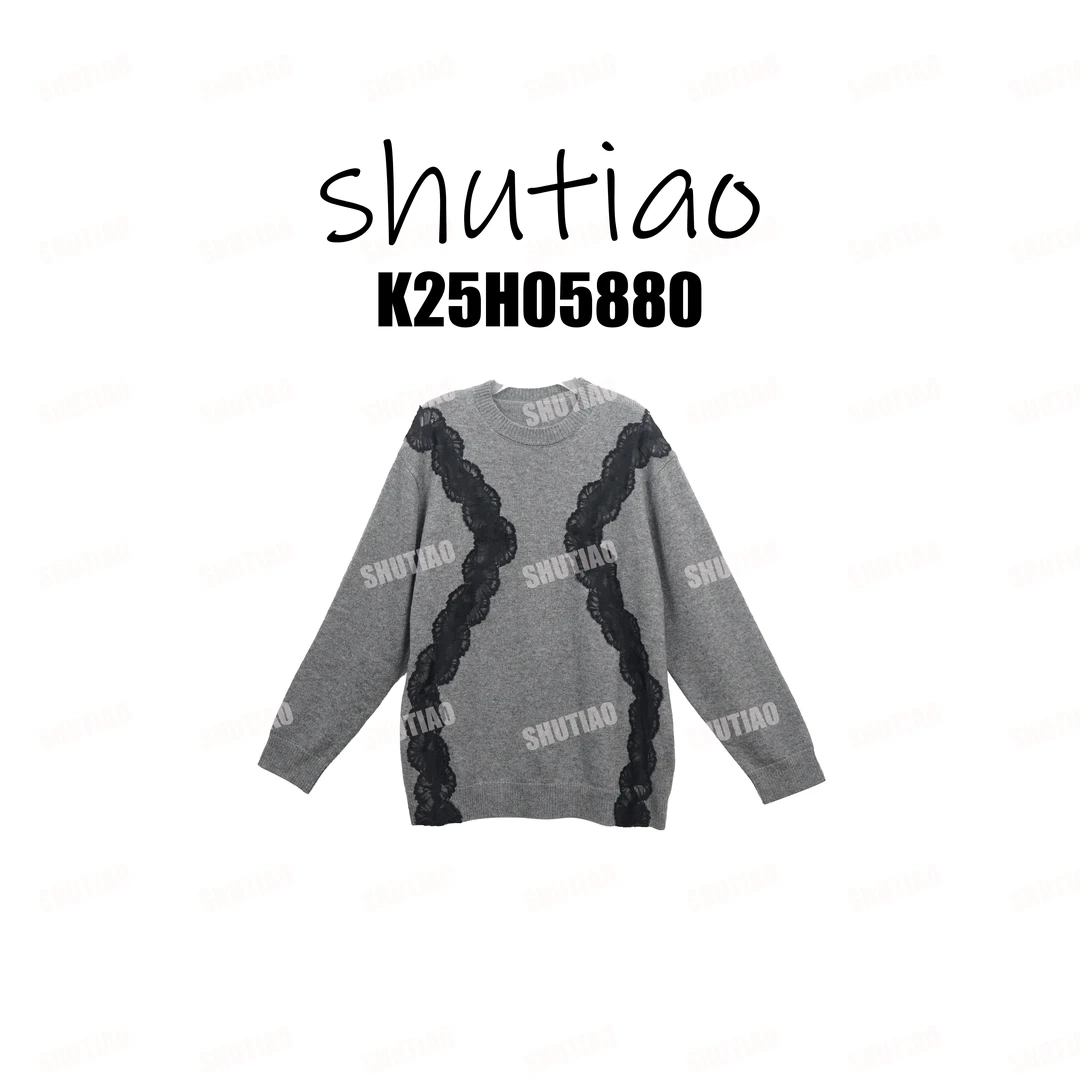 【SHUTIAO】2025冬季：新款小众设计款毛衣K25H05880