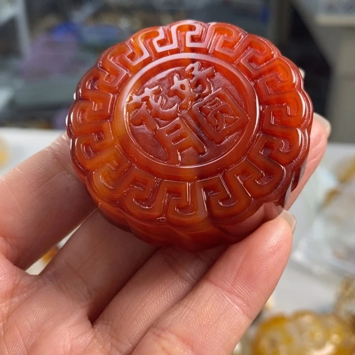 玛瑙/玉髓吊坠(不含链)未镶嵌