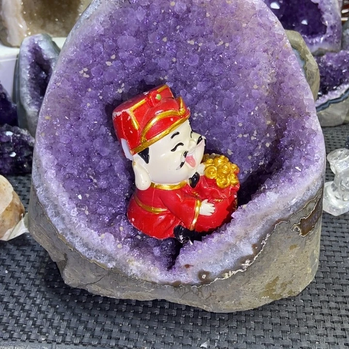 未镶嵌紫晶大型摆件（非配饰）小潘