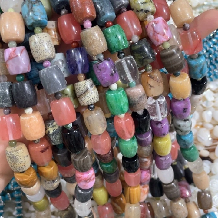 贝壳非金属一条多宝大桶珠