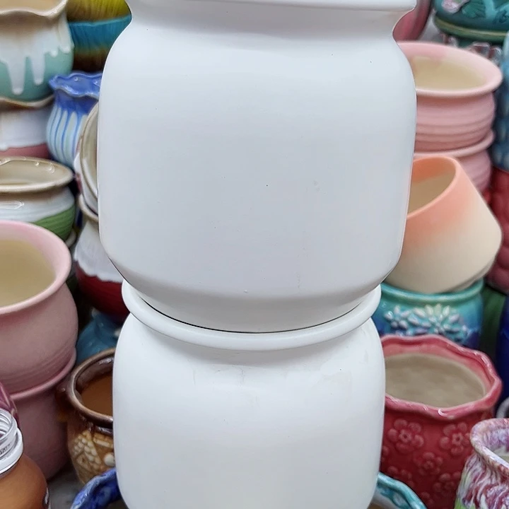 多肉绿植陶瓷花盆9.9包邮，有孔