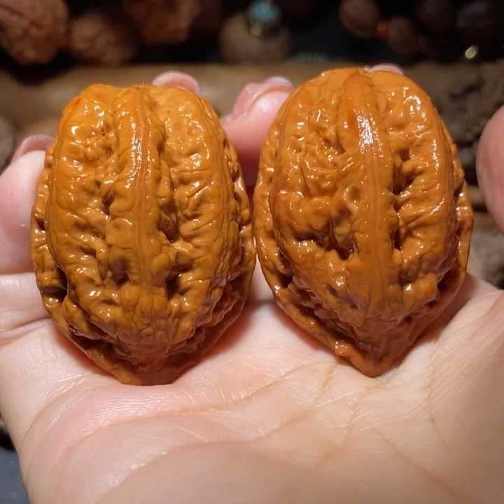 把件文玩核桃东北楸子小雪49