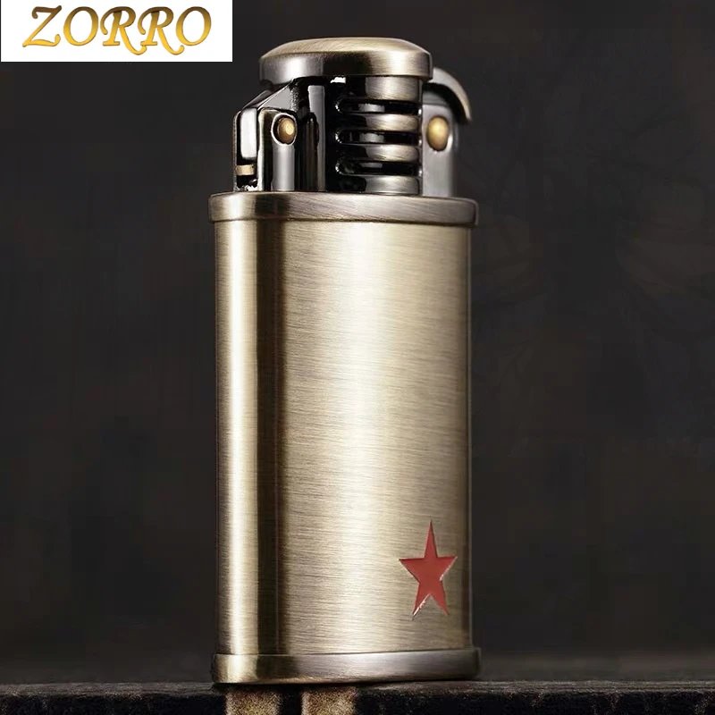 佐罗ZORRO复古防风煤油打火机男士礼品创意打火机老九门火机高档