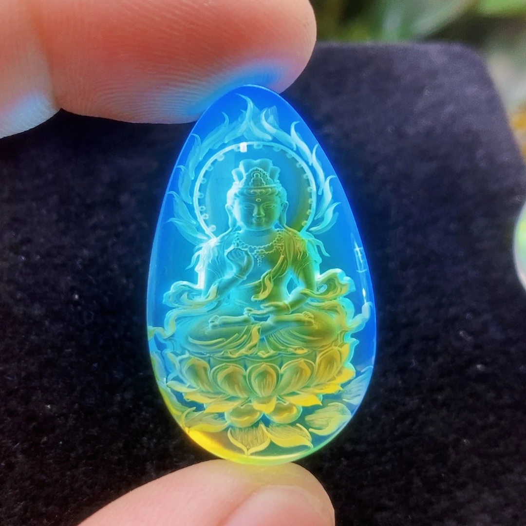 【闪购商品】蓝珀吊坠(不含链)未镶嵌