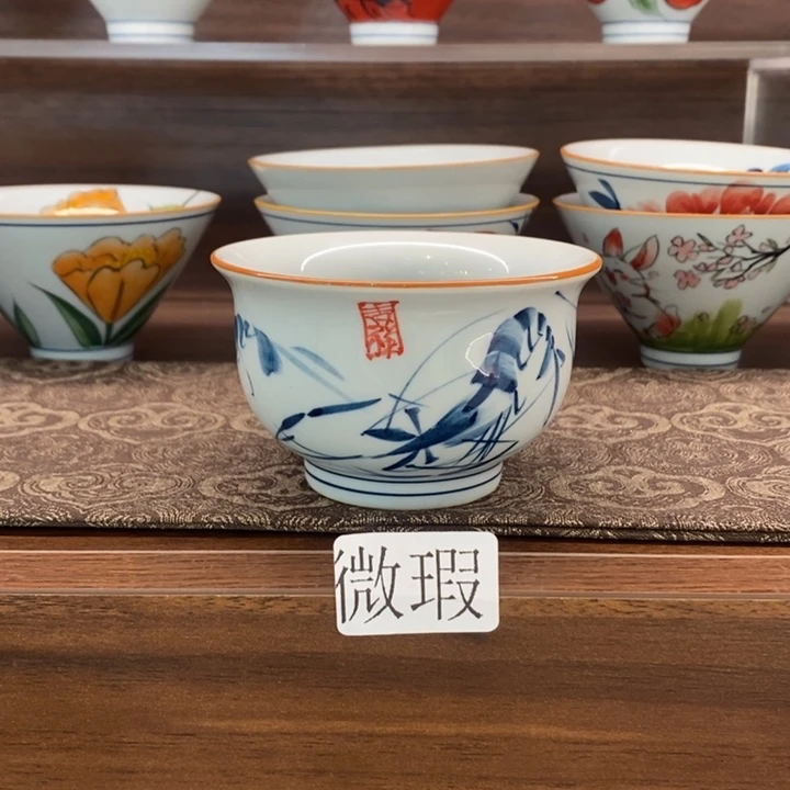 釉下老陶泥手工绘制