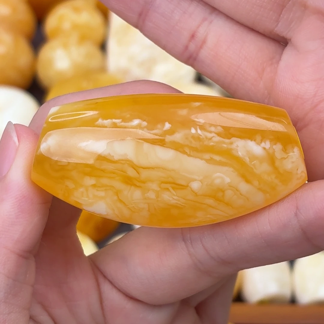 蜜蜡未镶嵌裸石妖花马蹄
