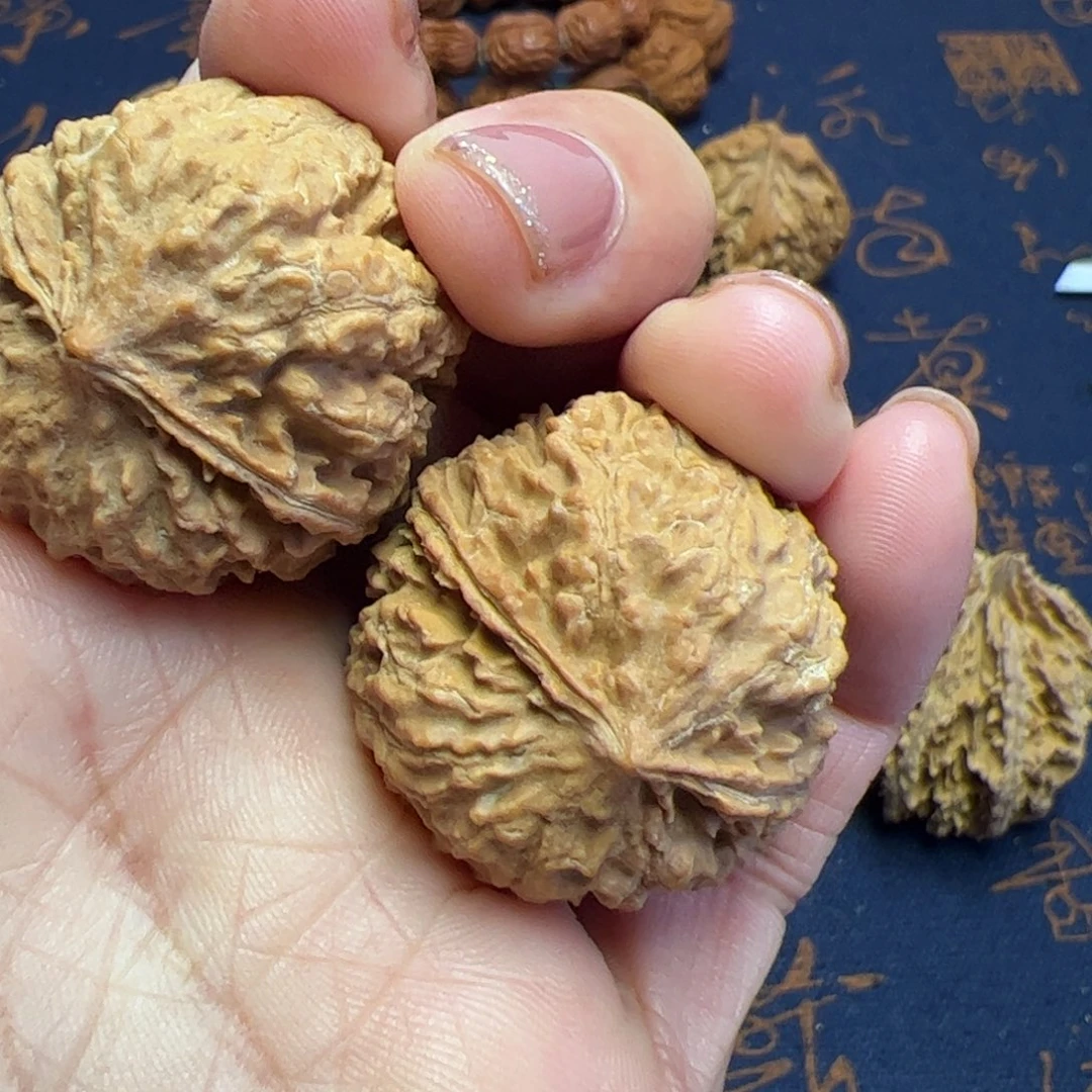 文玩核桃把件秦岭野生植物核桃