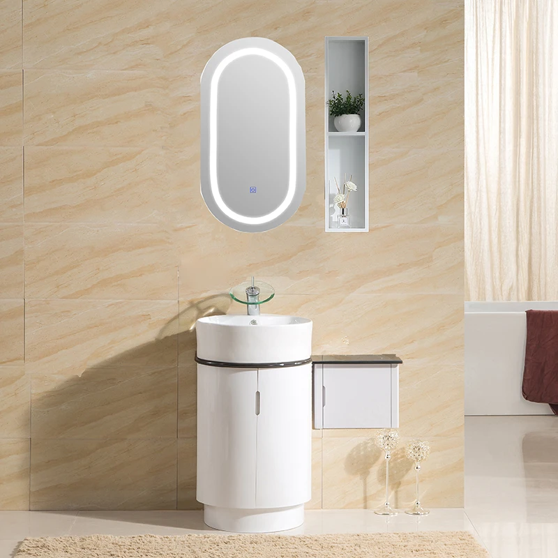 卫生间防水现代简约智能镜落地小户型浴室柜组合洗脸洗手洗漱台盆