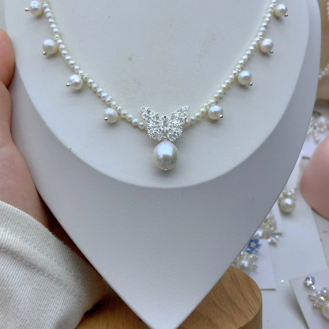 淡水珍珠未镶嵌耳饰