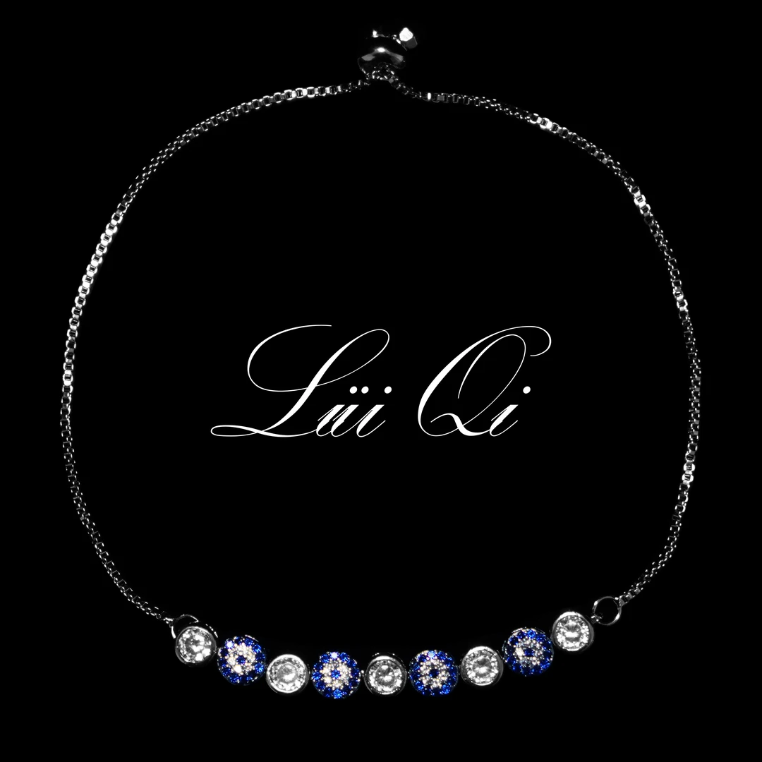 铜合金合成锆石手链 六七罗盘手链小众氛围感轻奢高级感手链