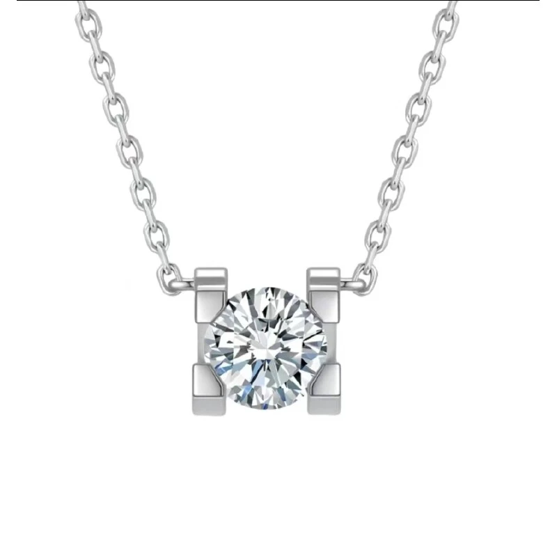 私人定制 光面牛头吊坠0.5ct