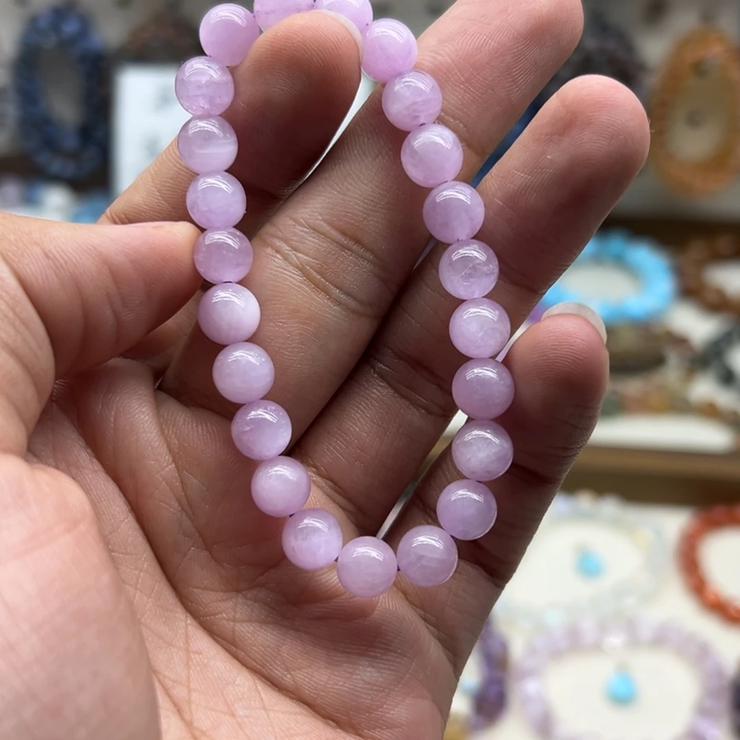 手链未镶嵌水晶8咪满猫眼紫锂辉