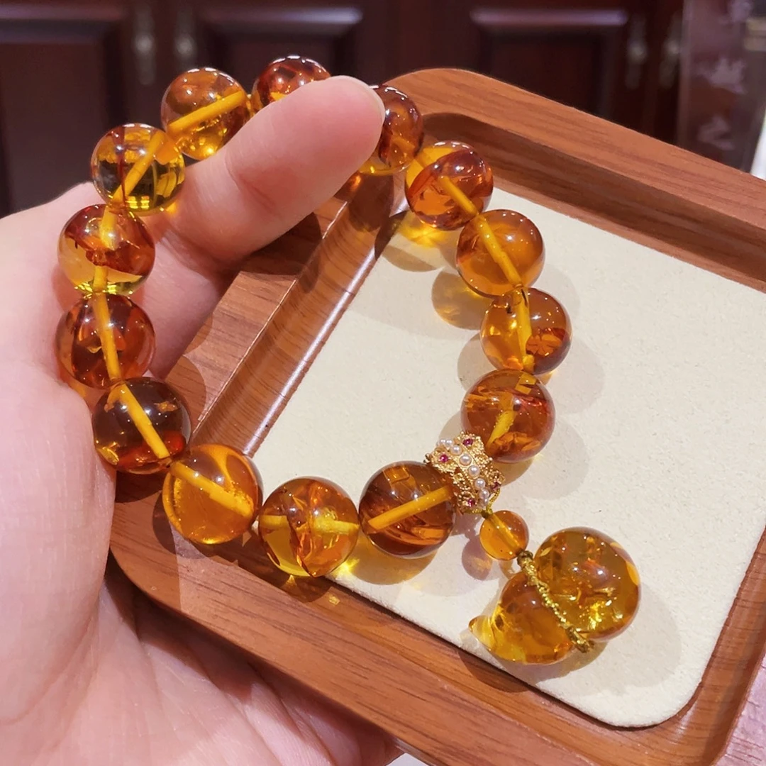 蜜蜡未镶嵌手链手串
