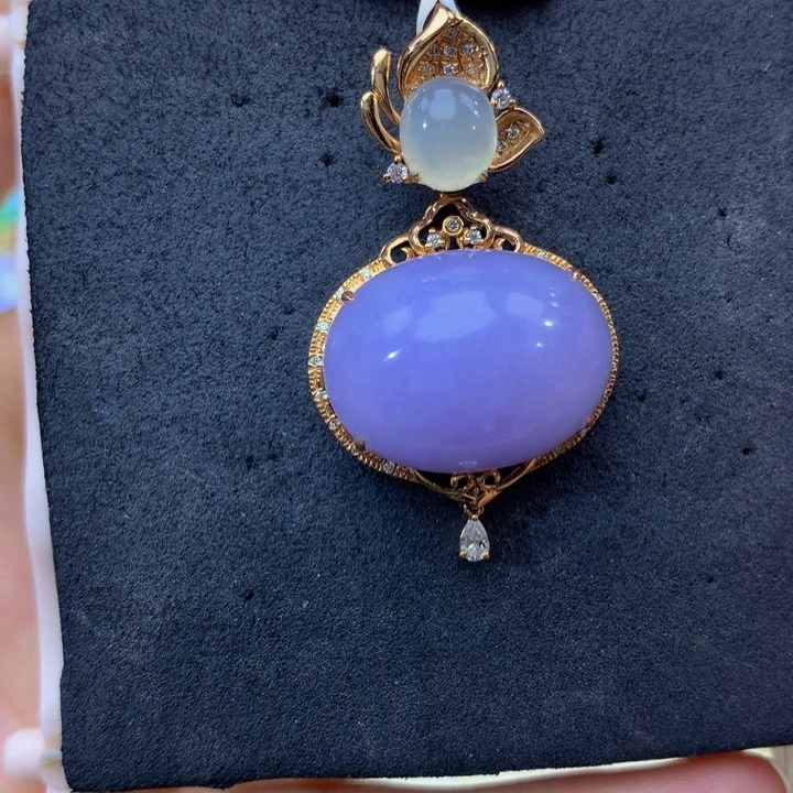 18K金镶嵌手链翡翠翡翠