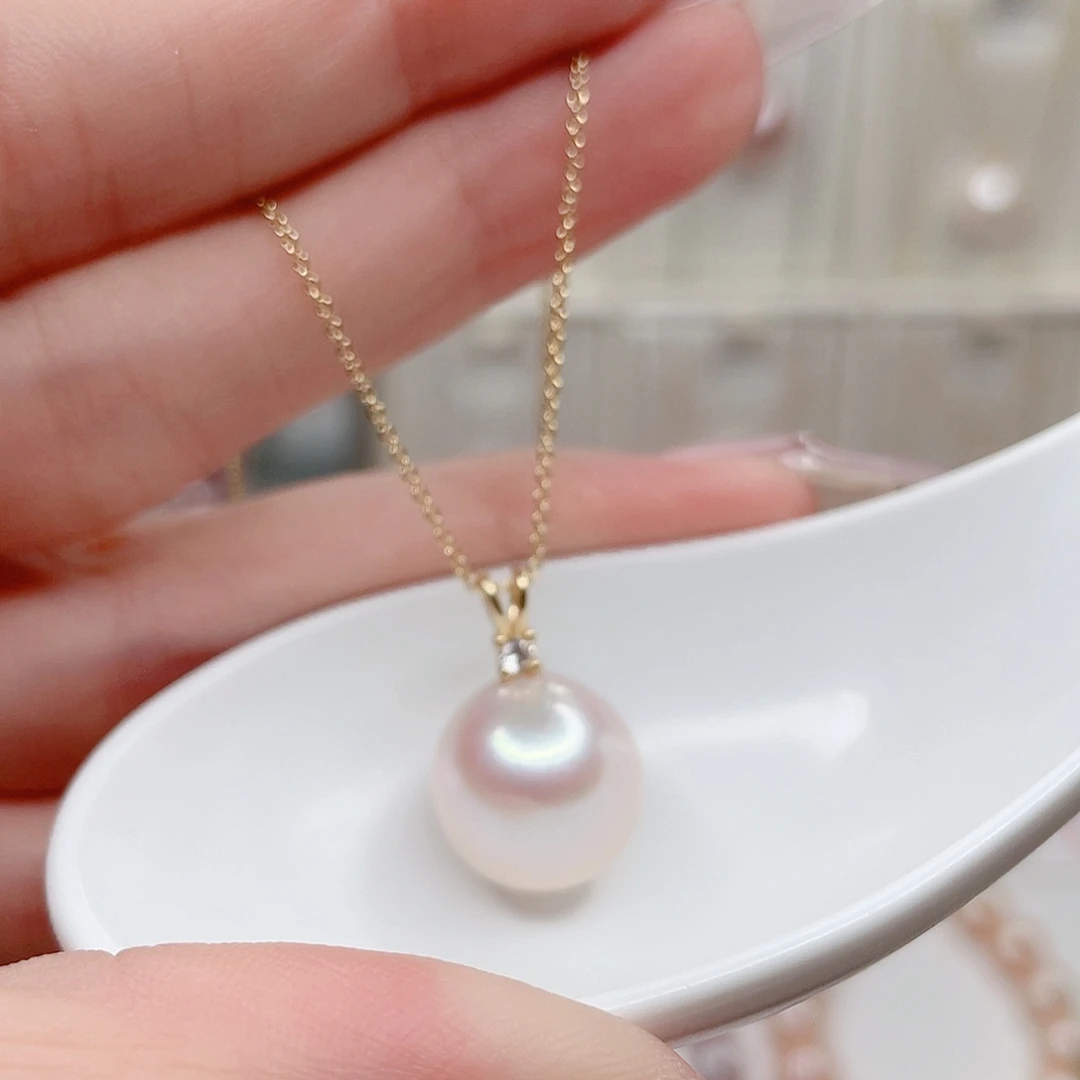 合金淡水珍珠吊坠(赠链)