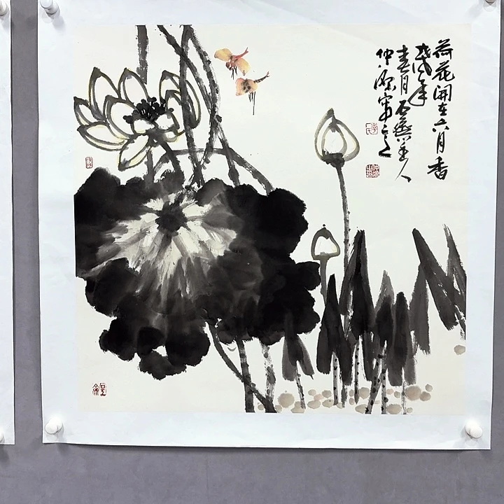 国画亲笔手绘放心去藏