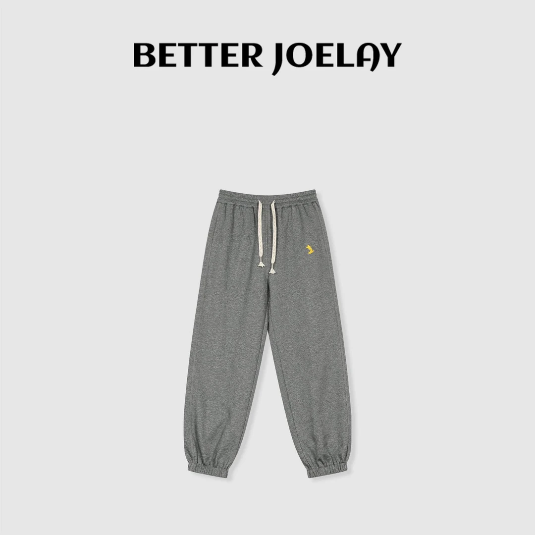 BETTERJOELAY -【玻璃球】时尚百搭高级感宽松休闲风直筒裤Z0681