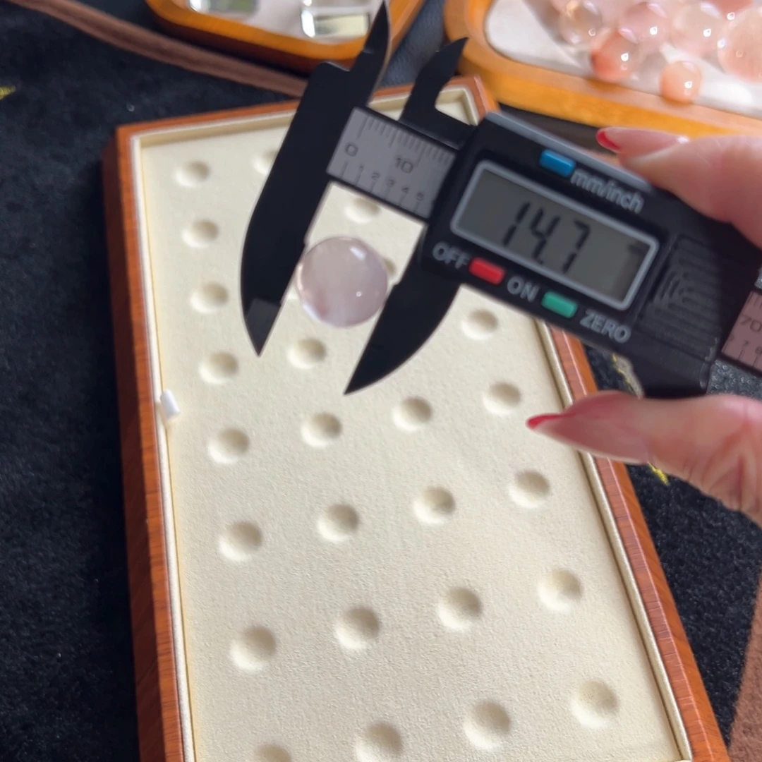 小****水晶手链未镶嵌14.7m定制通孔不退不换