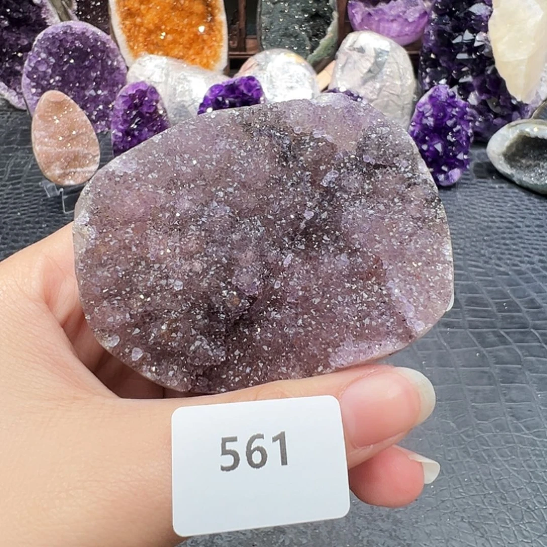 紫晶珠宝半成品未镶嵌