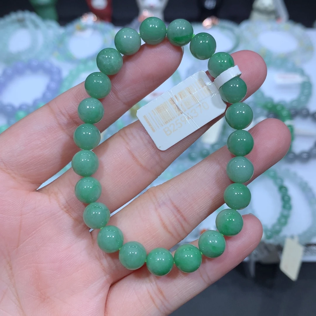 翡翠未镶嵌手串天然
