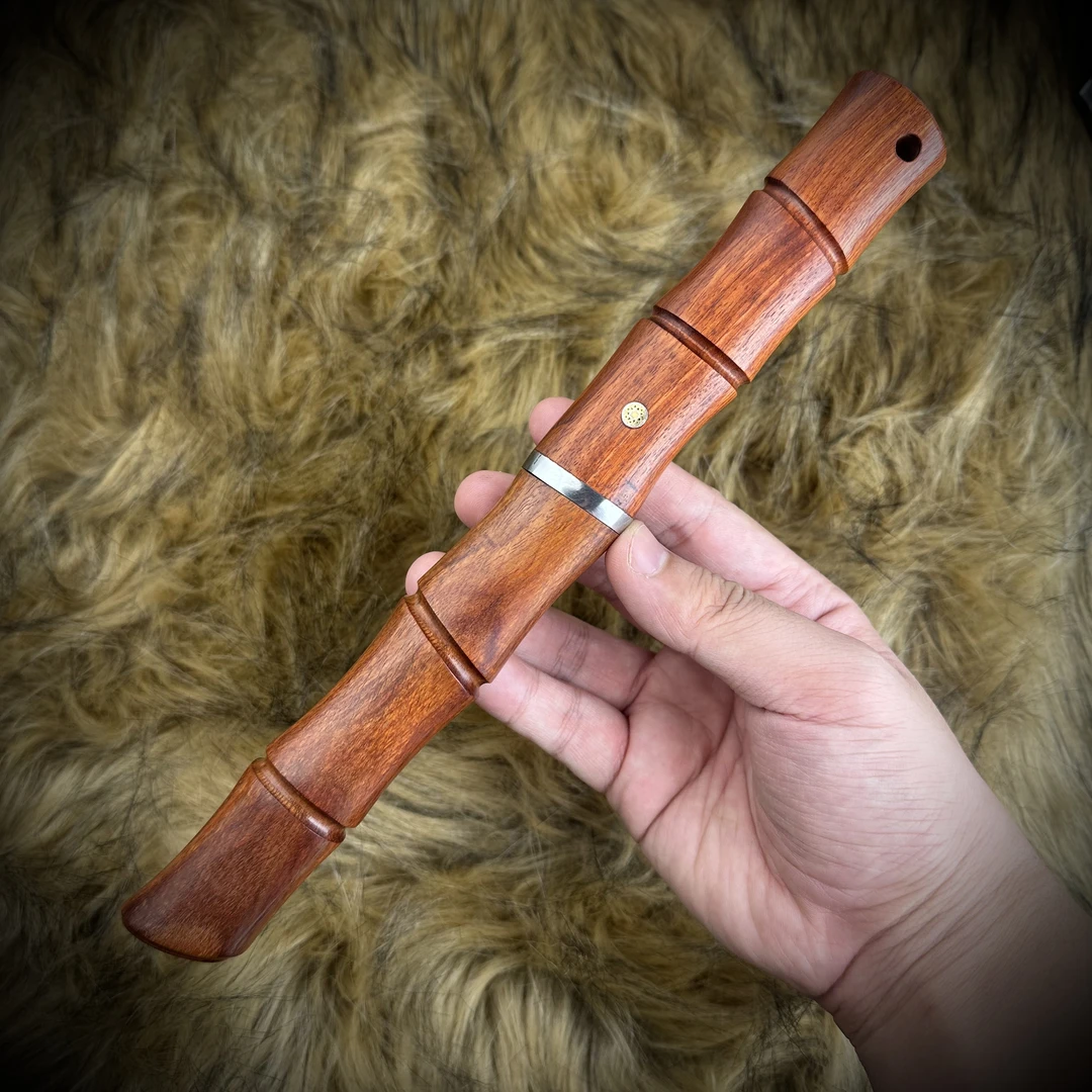 （竹节）鱼骨纹大马士革手工刀