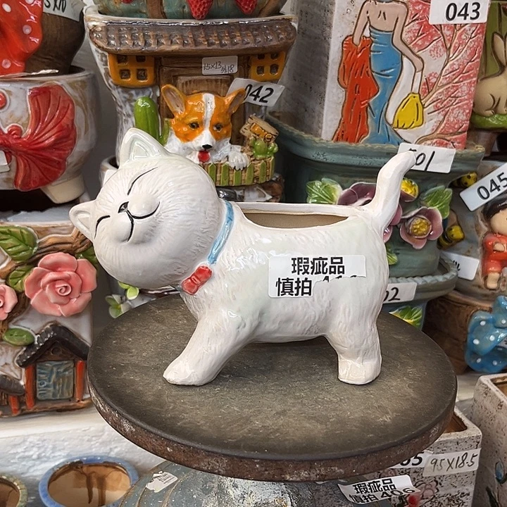 粗陶材质多肉花盆