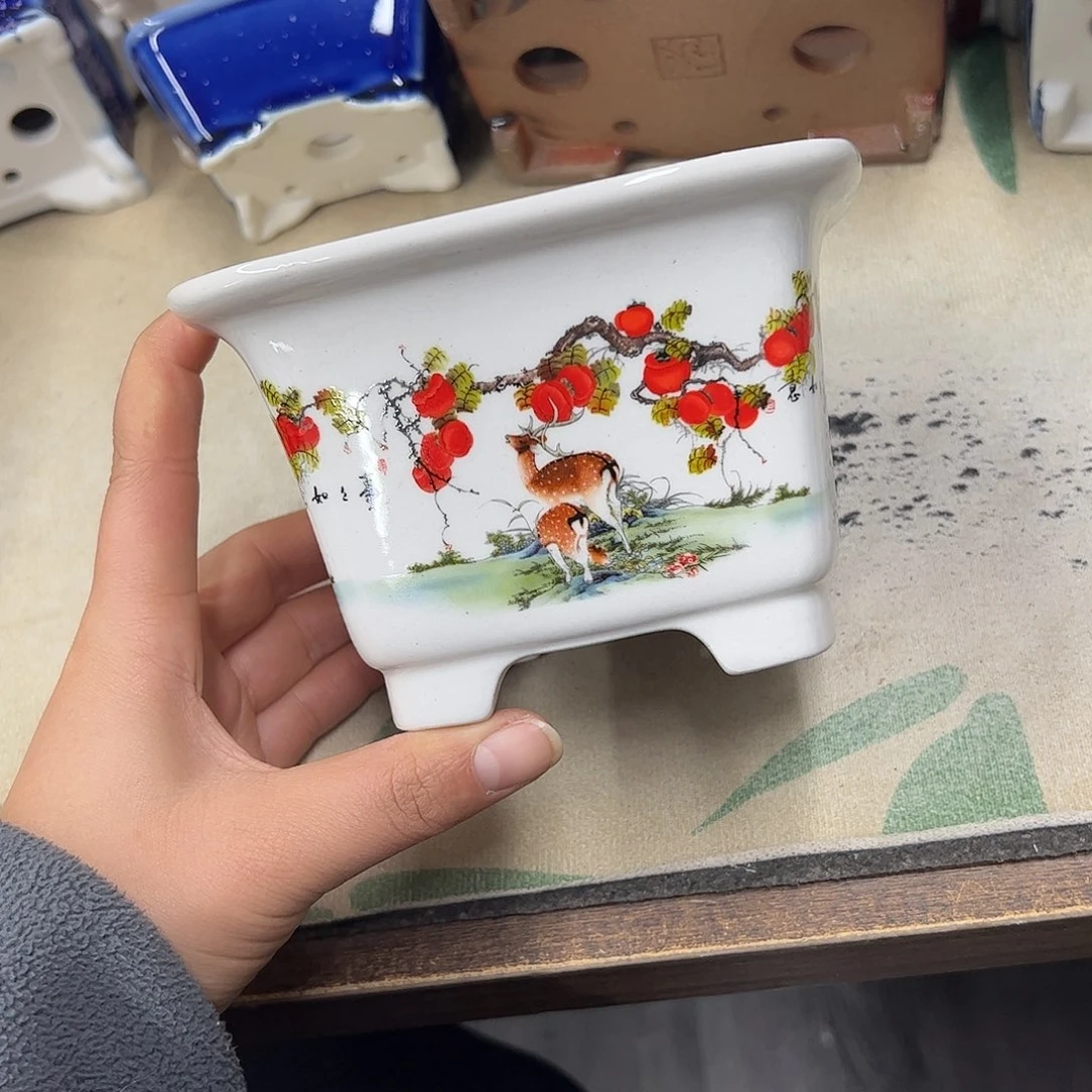花盆紫砂399号瑕疵13/9cm