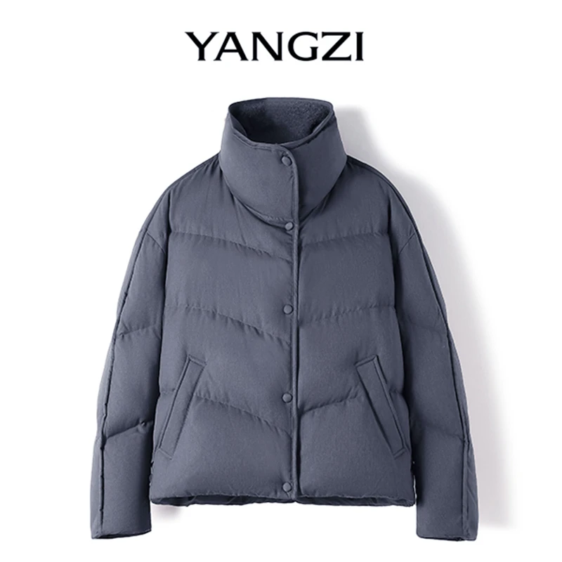 24冬季新款短款厚款立领时尚百搭休闲鹅绒服外套 XGD2412-241223