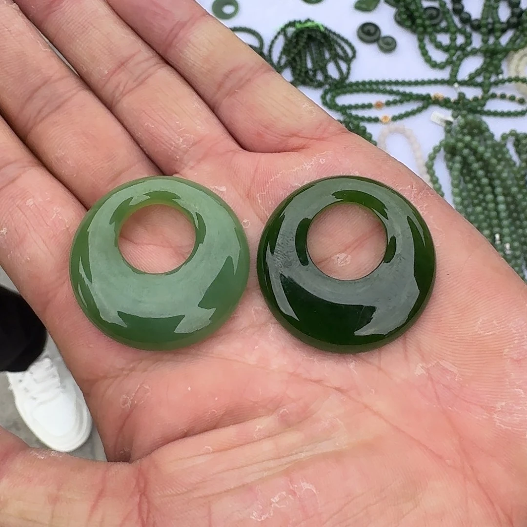 和田玉公主扣未镶嵌219高姐卡35左右俄料多样性拍一发一