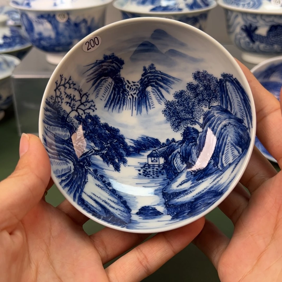 杯木木景德镇纯手绘茶具200