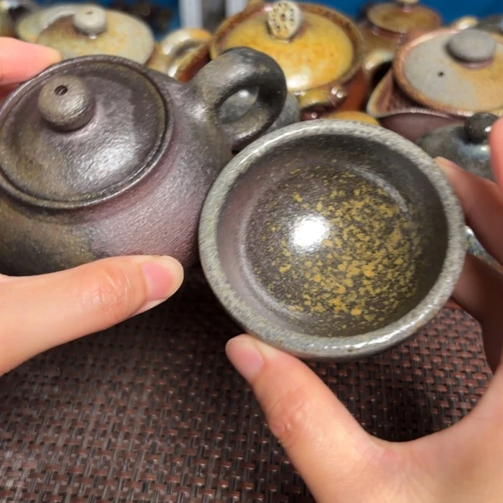 茶杯紫砂媚*手持小抔分价