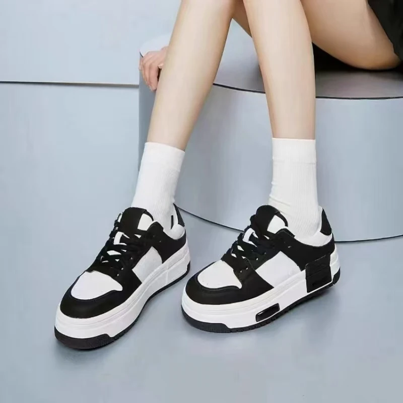 135298经典熊猫拼接空军时尚板鞋