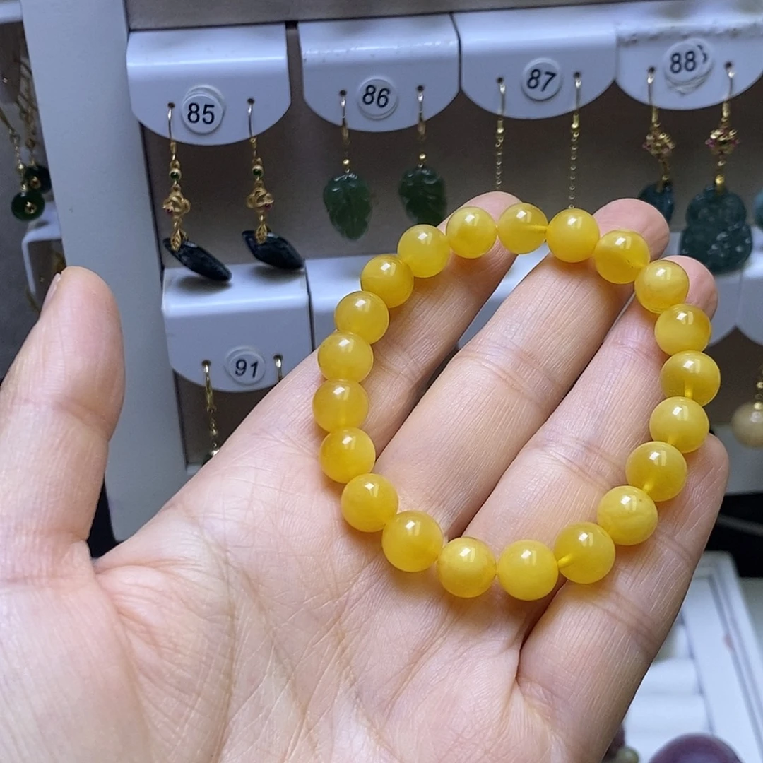 蜜蜡未镶嵌手链蜜蜡