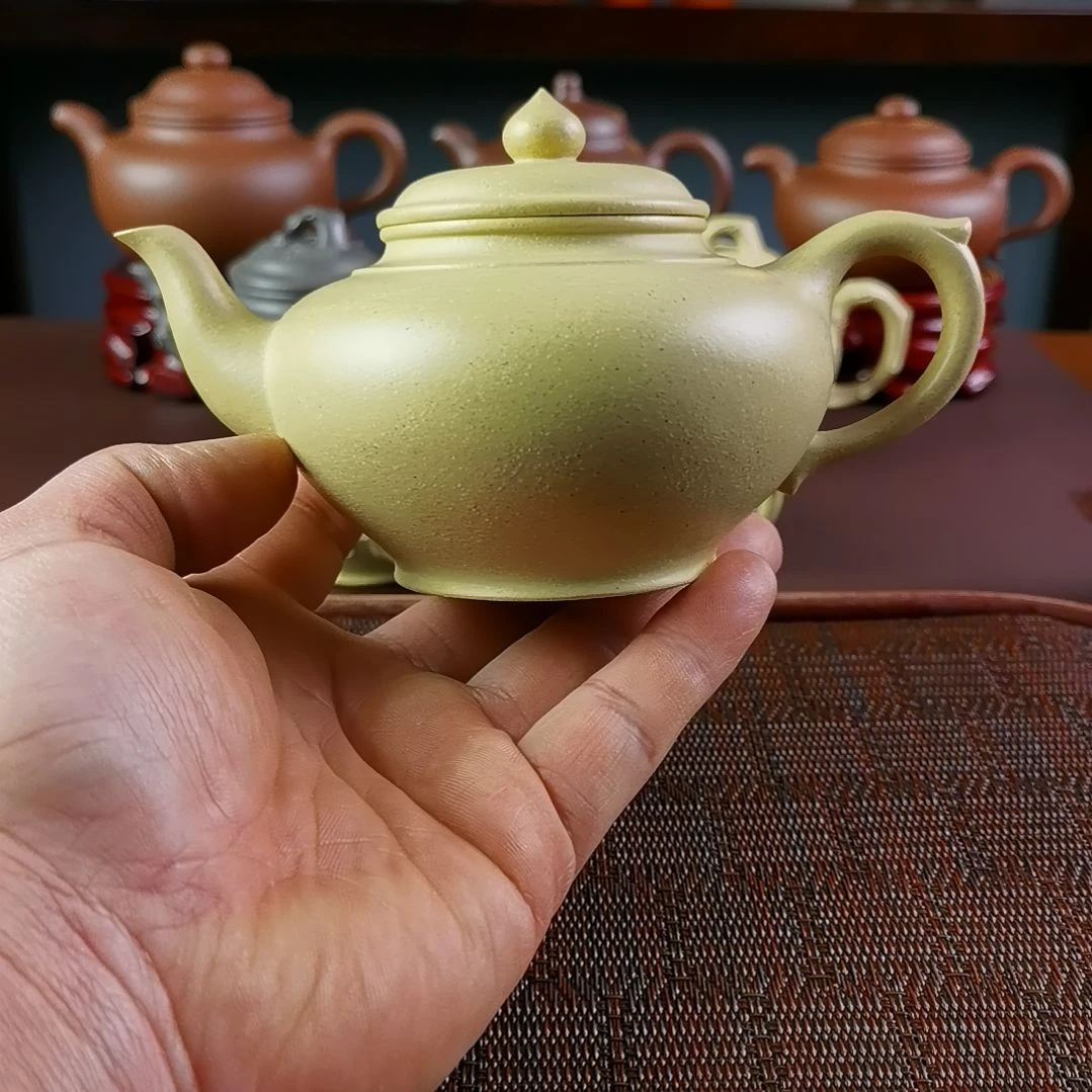 紫砂茶壶黄龙山四号井本山绿笑樱330CC国工