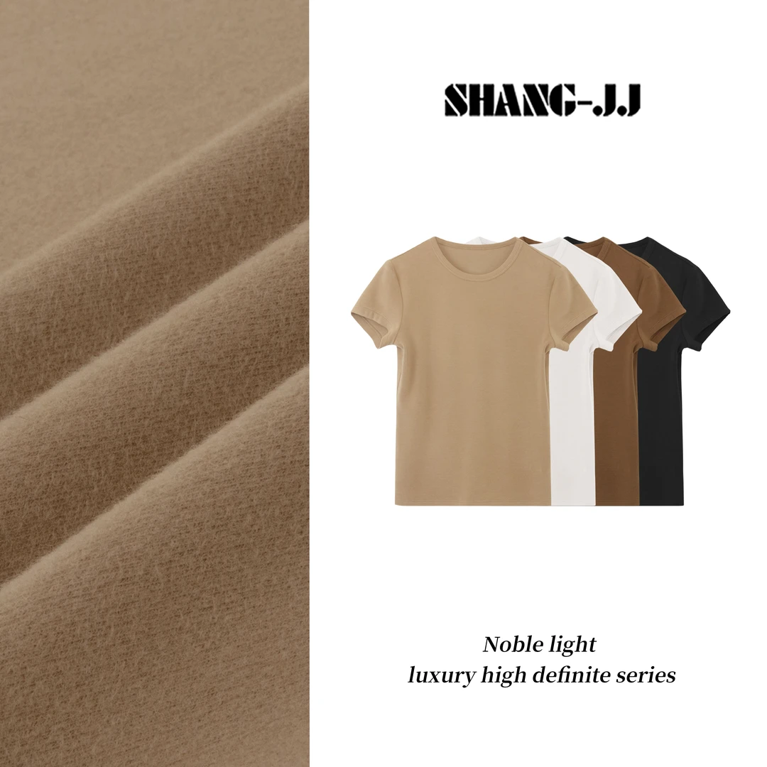 SHANG-JJ【贴肤短袖】24秋冬秋冬安泰贝抗菌人棉贴肤短袖q132814p