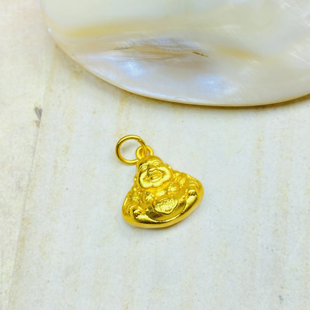 吊坠 吊坠F0524黄色福佛公吊坠多样性发货40125