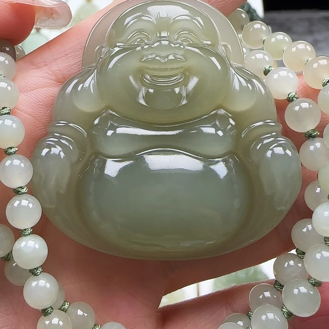 和田玉未镶嵌颈饰50