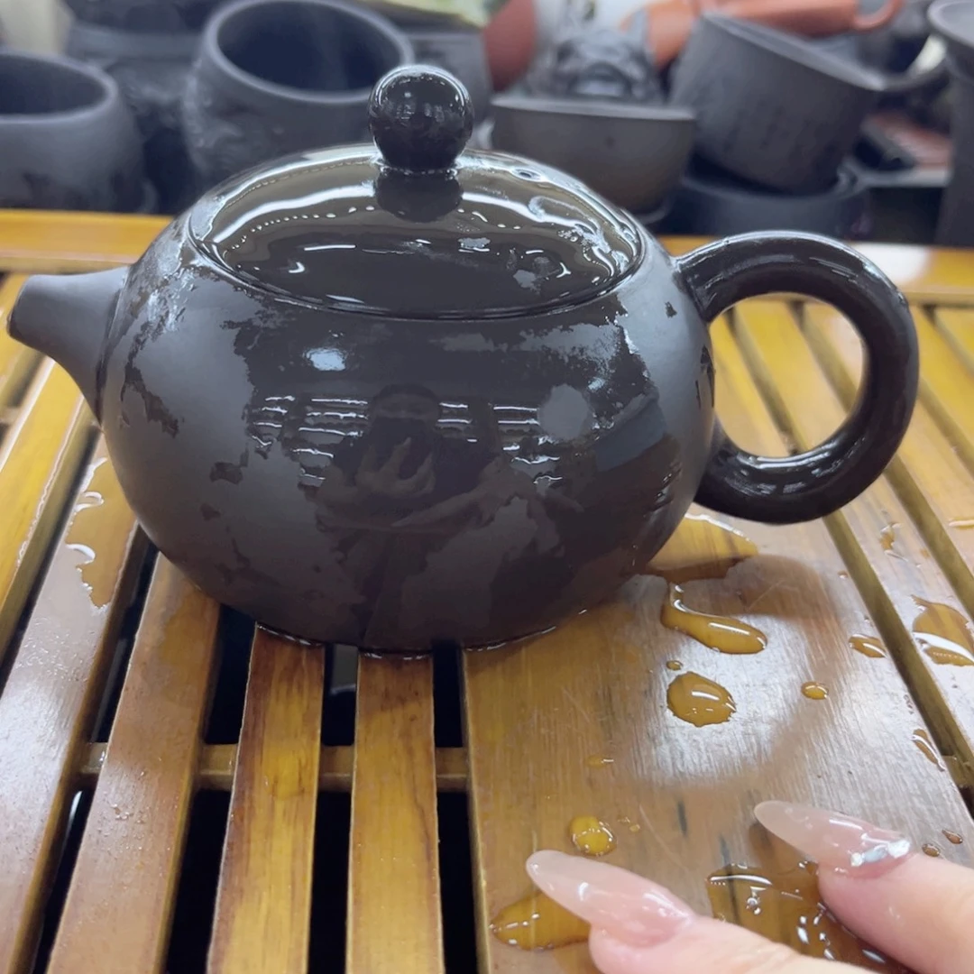 黑珍珠凤鸣西施壶