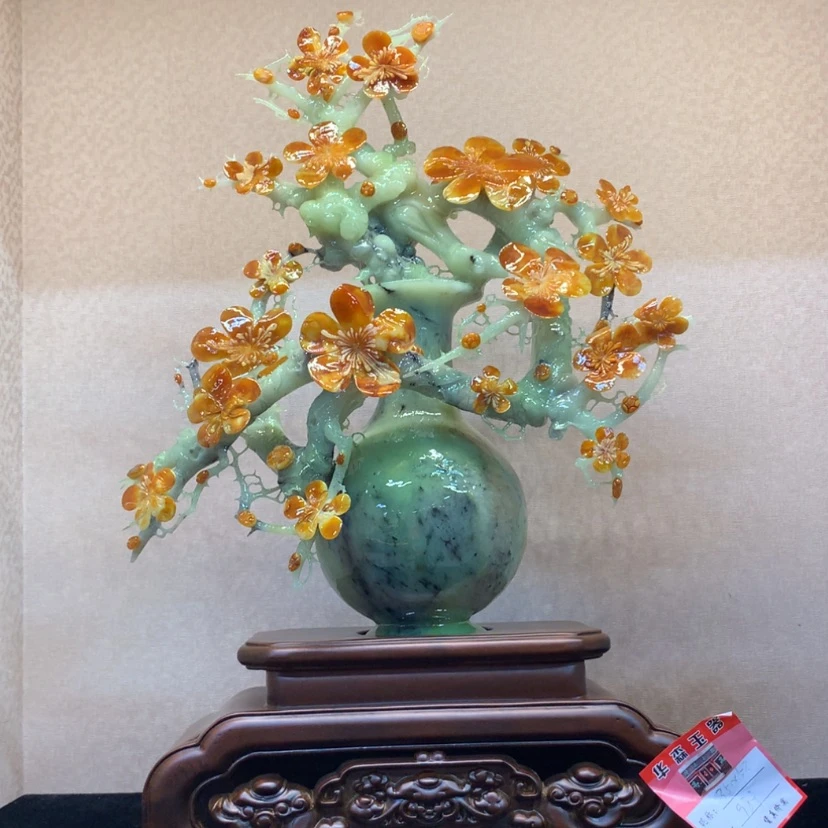 【闪购商品】蛇纹石玉摆件覆膜未镶嵌