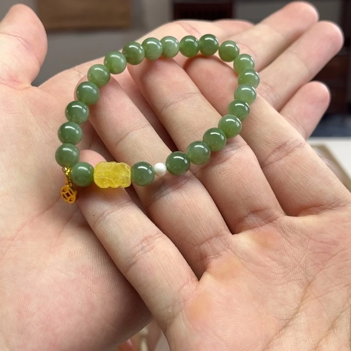 手串未镶嵌和田玉稍**躁