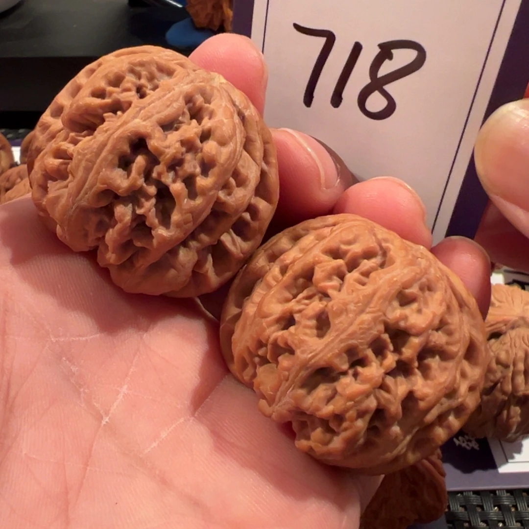 把件文玩核桃全品球筋40尺寸718