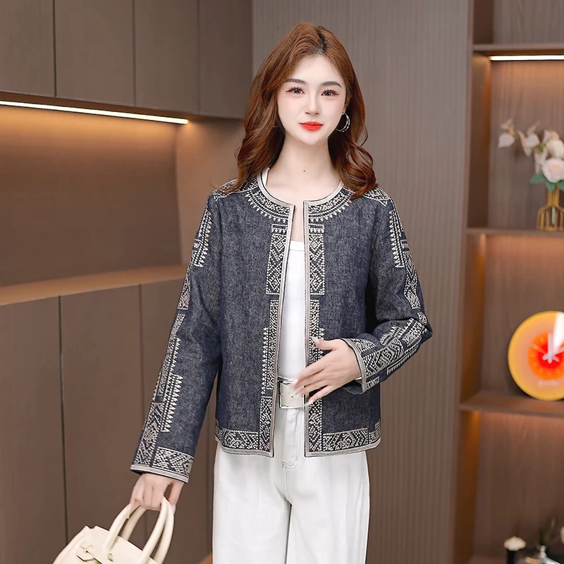 【单外套】春季新款牛仔外套时尚减龄显瘦牛仔上衣
