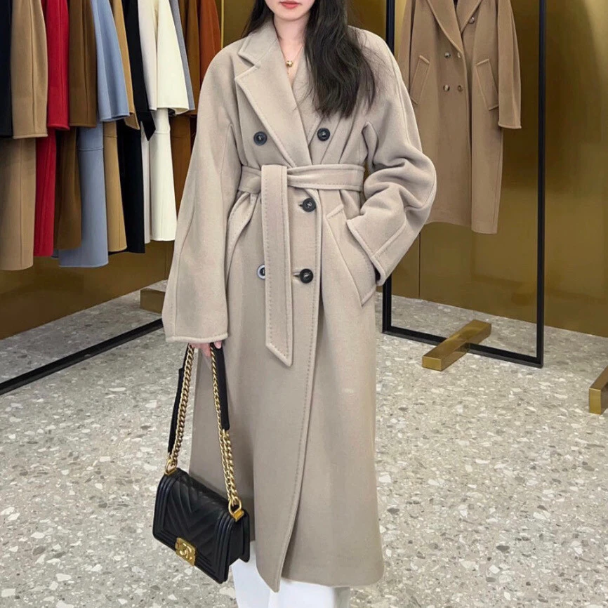 99新 MaxMara 毛呢大衣外套/36码/Xsp32821