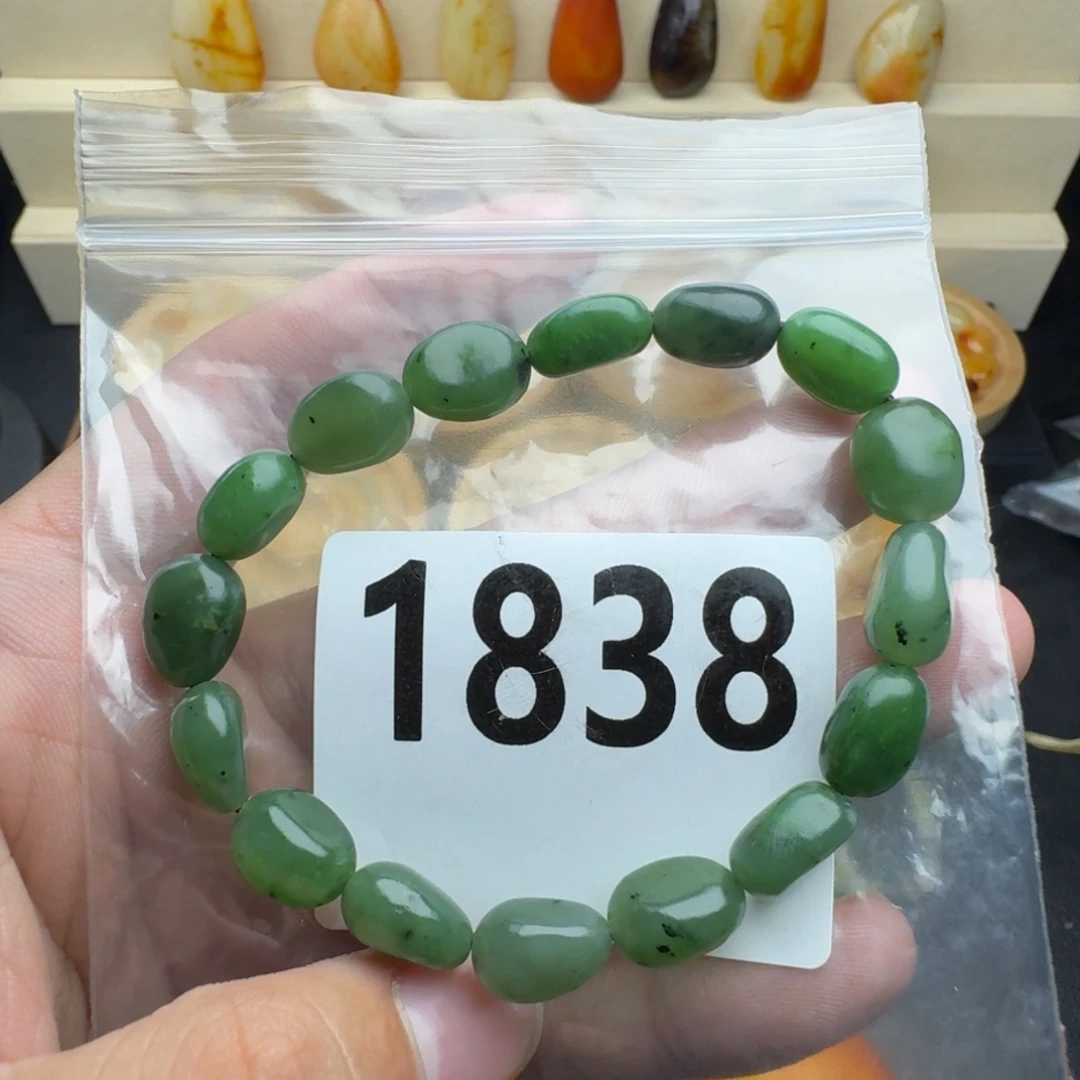 和田玉（碧玉）未镶嵌手串