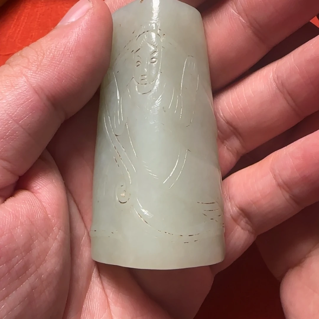 海***和田玉未镶嵌挂件