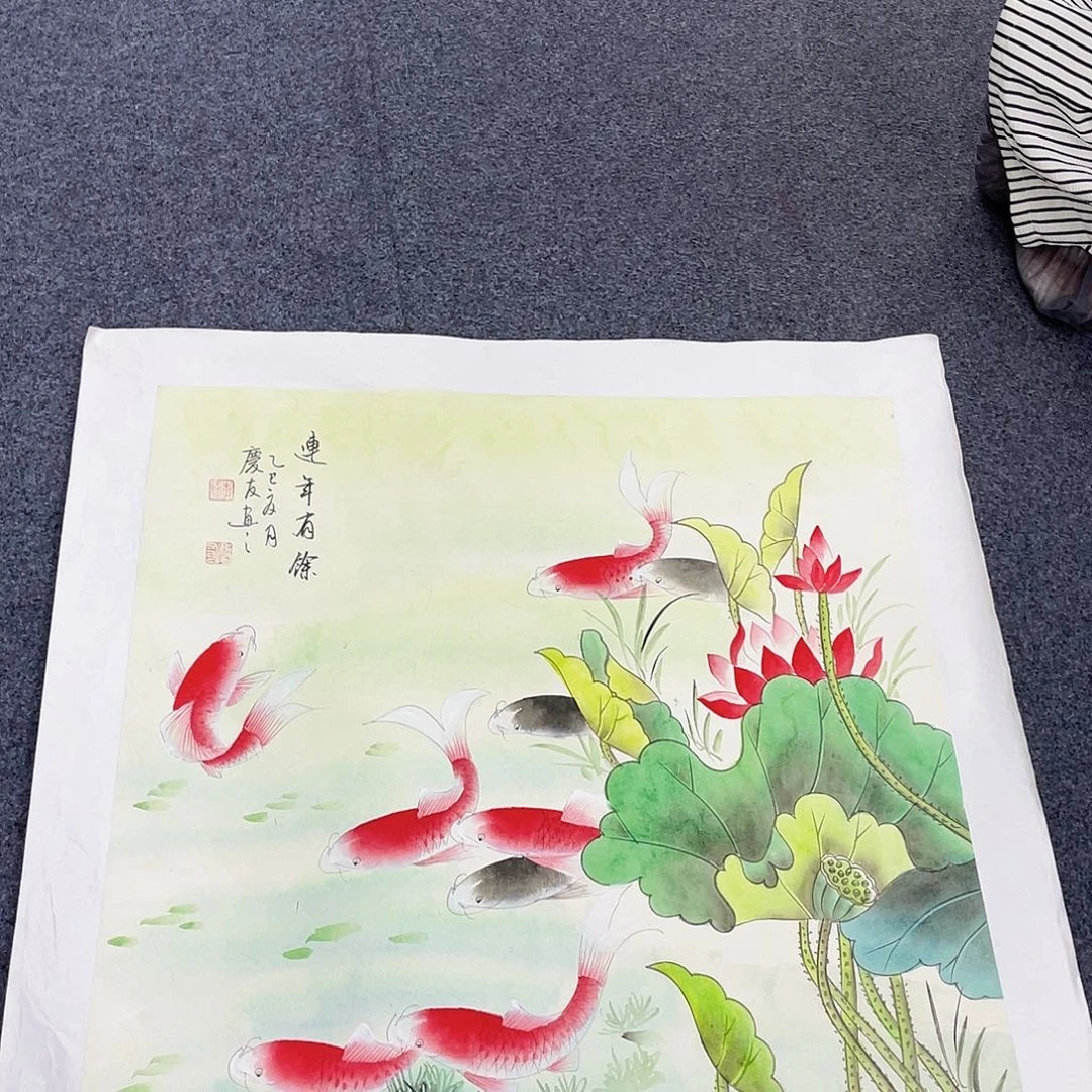 国画作品小姐姐放漏…