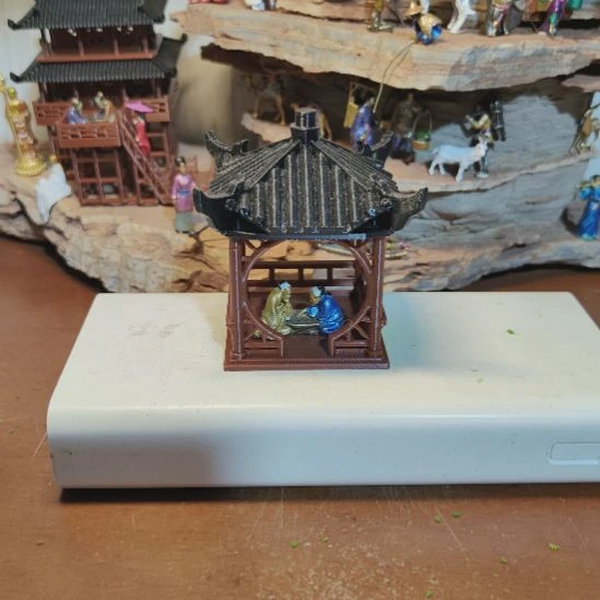 南***夫树脂盆景假山摆件造景摆件