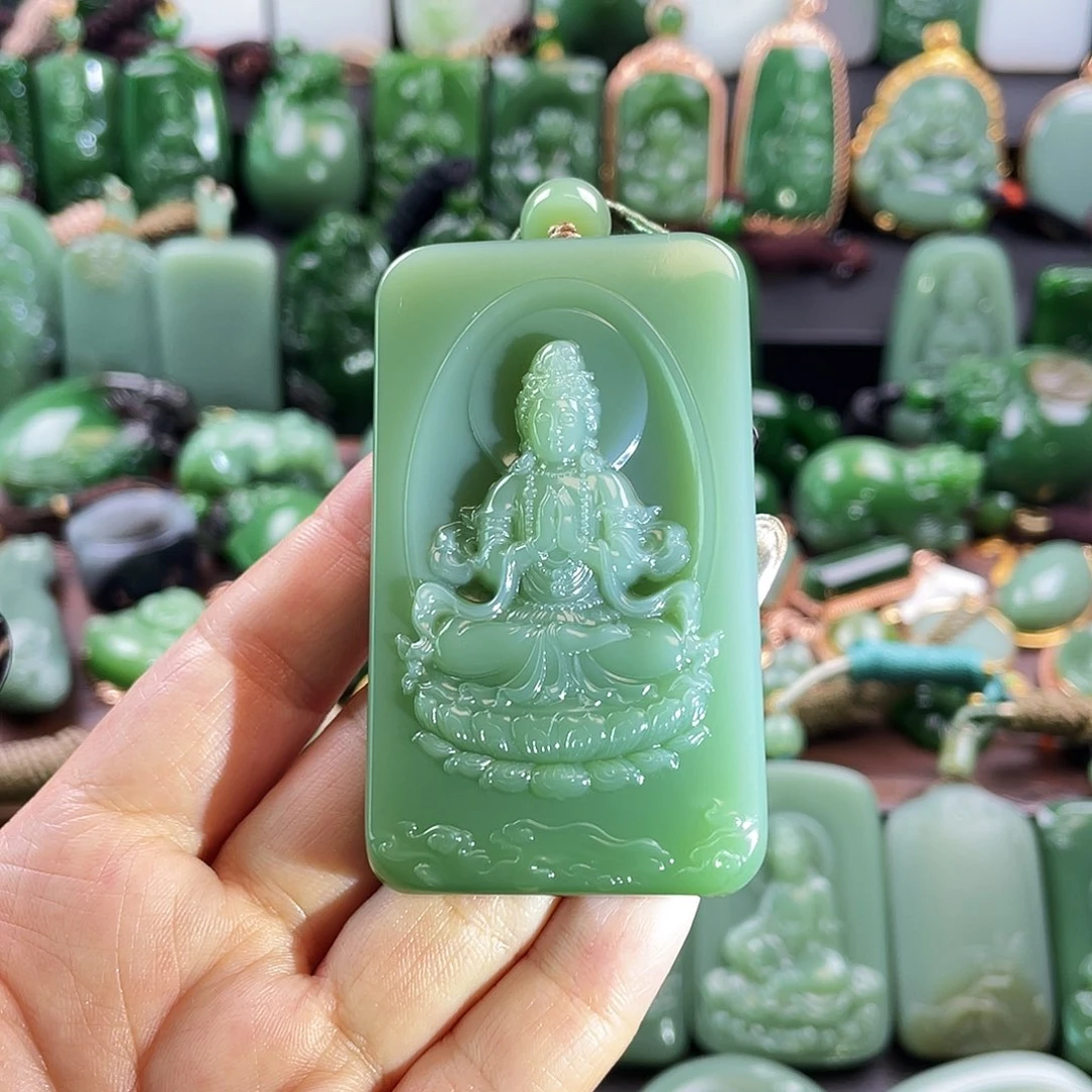 和田玉颈饰未镶嵌坏****帝