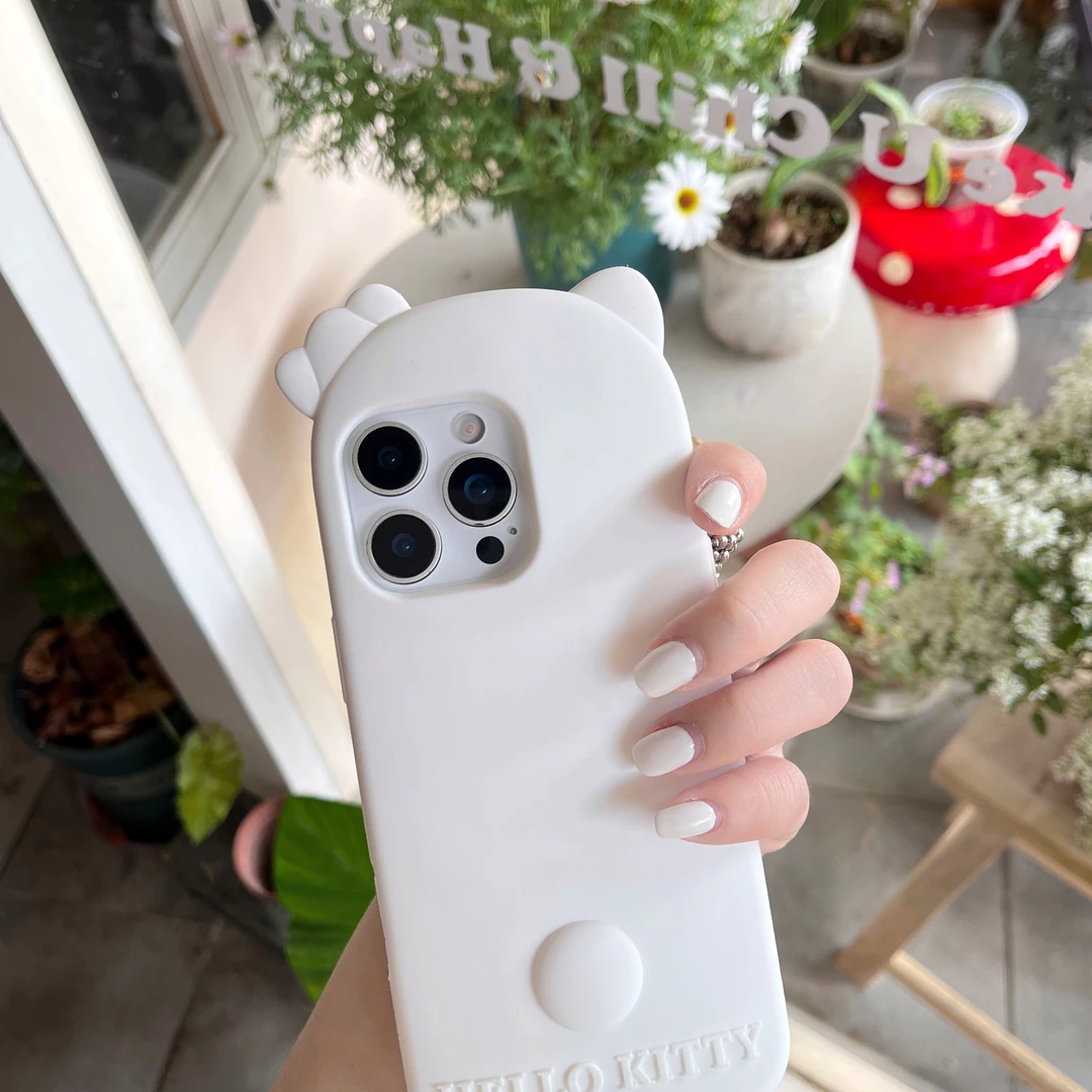 日韩可爱卡通趴趴hellokitty硅胶适用苹果iphone16promax手机壳15